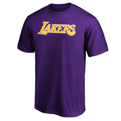 Los Angeles Lakers Wordmark Alt T-Shirt - Purple online