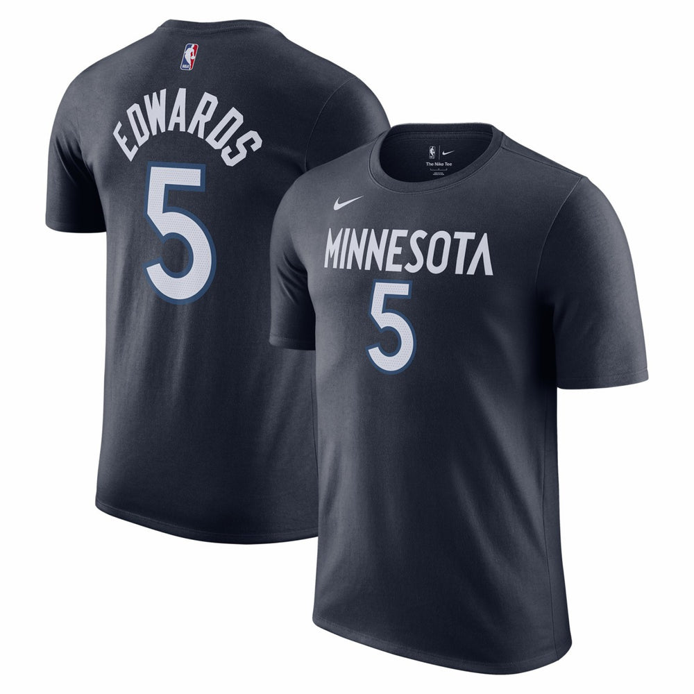 Anthony Edwards Minnesota Timberwolves Icon 2022/23 Name & Number T-Shirt - Navy | Nike outlet