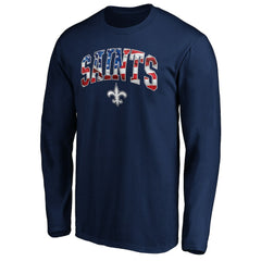 NFL New Orleans Saints Banner Wave Long Sleeve T-Shirt