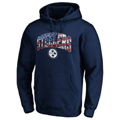 NFL Pittsburgh Steelers Banner Wave Pullover Hoodie
