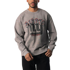 NFL New York Giants The Wild Collective Unisex Distressed Pullover Sweatshirt