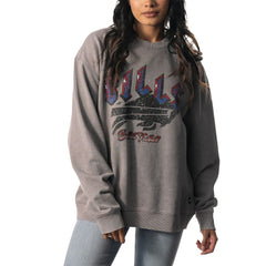NFL Buffalo Bills The Wild Collective Unisex Distressed Pullover Sweatshirt