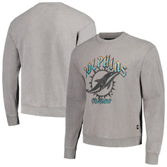 NFL Miami Dolphins The Wild Collective Unisex Distressed Pullover Sweatshirt
