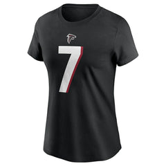 NFL Atlanta Falcons Bijan Robinson Women's Player Name & Number T-Shirt