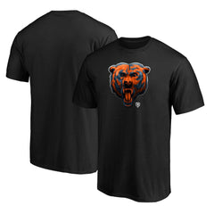 NFL Chicago Bears Midnight Mascot Team Logo T-Shirt