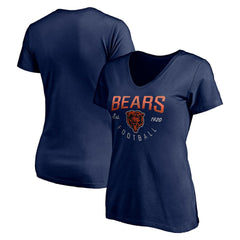 NFL Chicago Bears Women's Live For It V-Neck T-Shirt