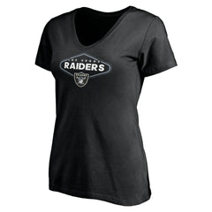 NFL Las Vegas Raiders Women's Hometown Collection 1st Down V-Neck T-Shirt