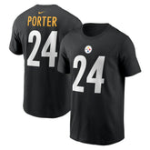 NFL Pittsburgh Steelers Joey Porter Jr. Player Name & Number T-Shirt