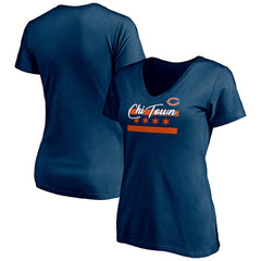 NFL Chicago Bears Women's Hometown Collection Chi Town V-Neck T-Shirt