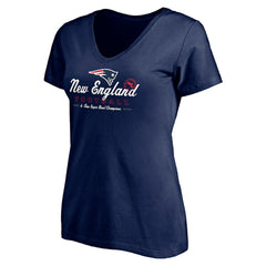 NFL New England Patriots Women's Hometown Collection V-Neck T-Shirt
