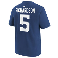 NFL Indianapolis Colts Anthony Richardson Youth Player Name & Number T-Shirt