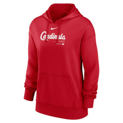 St. Louis Cardinals Women's Authentic Collection Performance Pullover Hoodie - Red | Nike