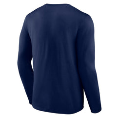 Minnesota Twins Logo Athletic Heart & Soul Long Sleeve T-Shirt - Navy