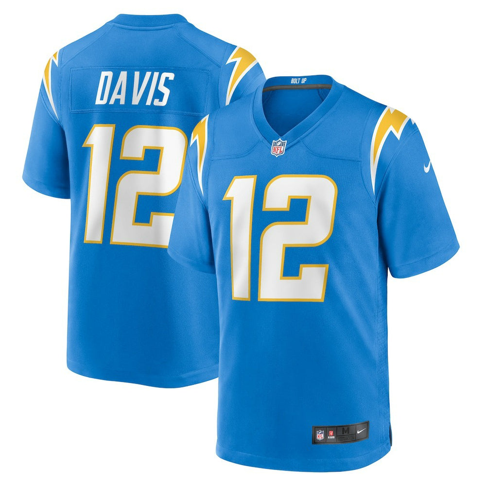 NFL Los Angeles Chargers Derius Davis Team Game Jersey