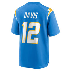 NFL Los Angeles Chargers Derius Davis Team Game Jersey