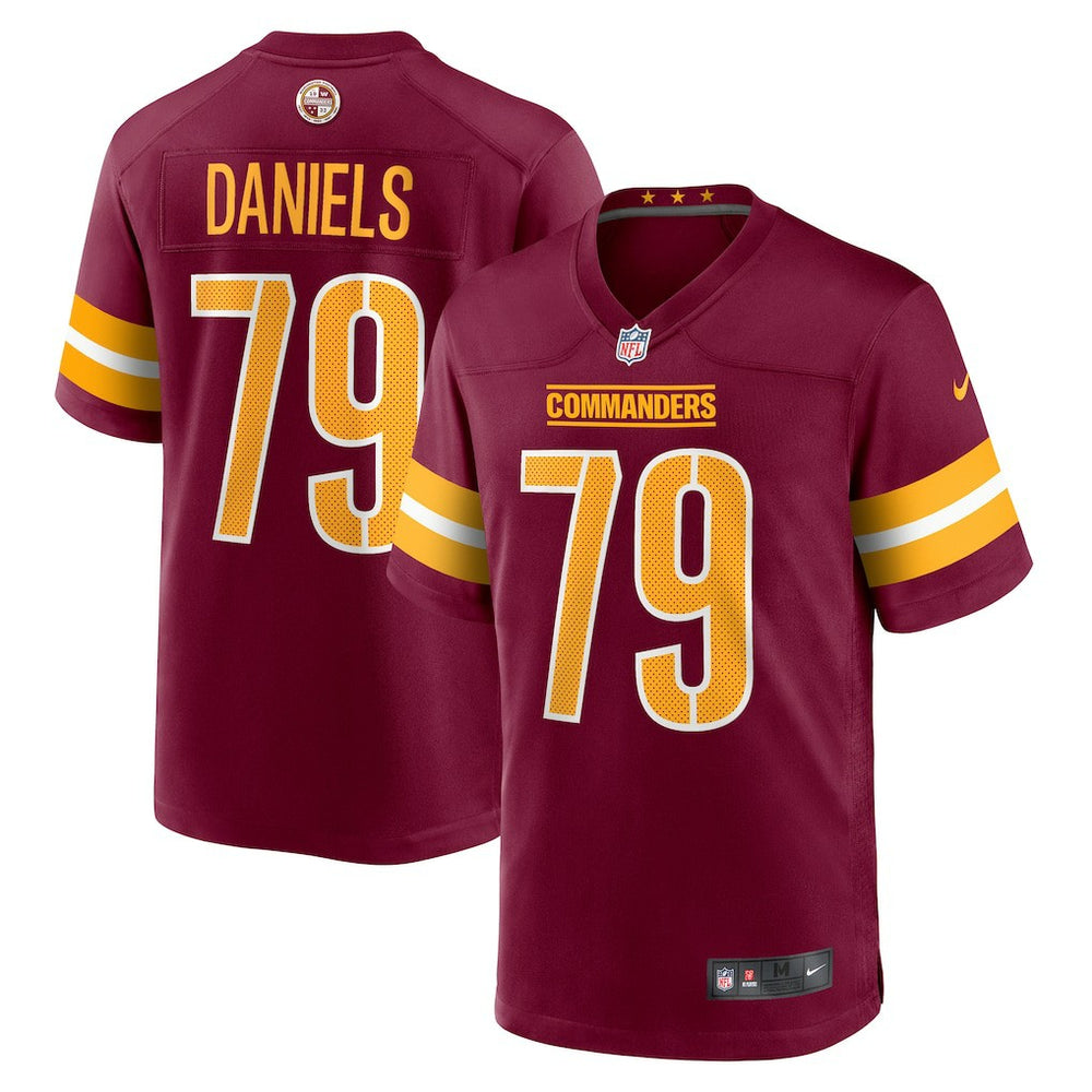 NFL Washington Commanders Braeden Daniels Team Game Jersey