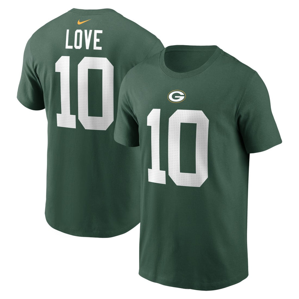 NFL Green Bay Packers Jordan Love Player Name & Number T-Shirt