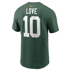 NFL Green Bay Packers Jordan Love Player Name & Number T-Shirt