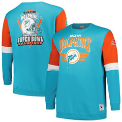 NFL Miami Dolphins Big & Tall Fleece Pullover Sweatshirt