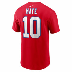 NFL New England Patriots Drake Maye Name & Number T-Shirt