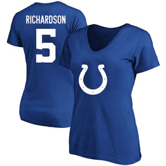 NFL Indianapolis Colts Anthony Richardson Women's Plus Size Fair Catch Name & Number Scoop Neck T-Shirt