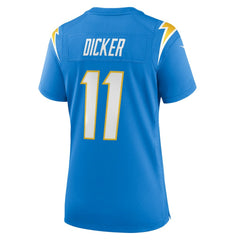 NFL Los Angeles Chargers Cameron Dicker Women's Game Jersey