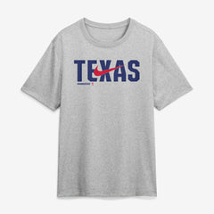 Texas Rangers Swoosh Legend Dri-FIT T-Shirt - Heather Gray | Nike
