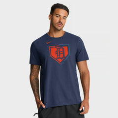 Detroit Tigers Icon T-Shirt - Navy | Nike