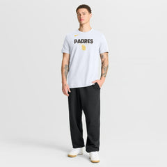 San Diego Padres Bold Team Name T-Shirt - White | Nike