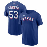 Adolis Garcia Texas Rangers Name & Number T-Shirt - Royal | Nike