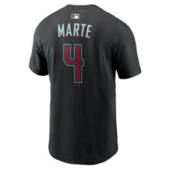 Ketel Marte Arizona Diamondbacks Name & Number T-Shirt - Black | Nike