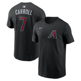 Corbin Carroll Arizona Diamondbacks Name & Number T-Shirt - Black | Nike