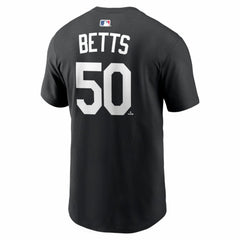 Mookie Betts Los Angeles Dodgers Name & Number T-Shirt - Black | Nike