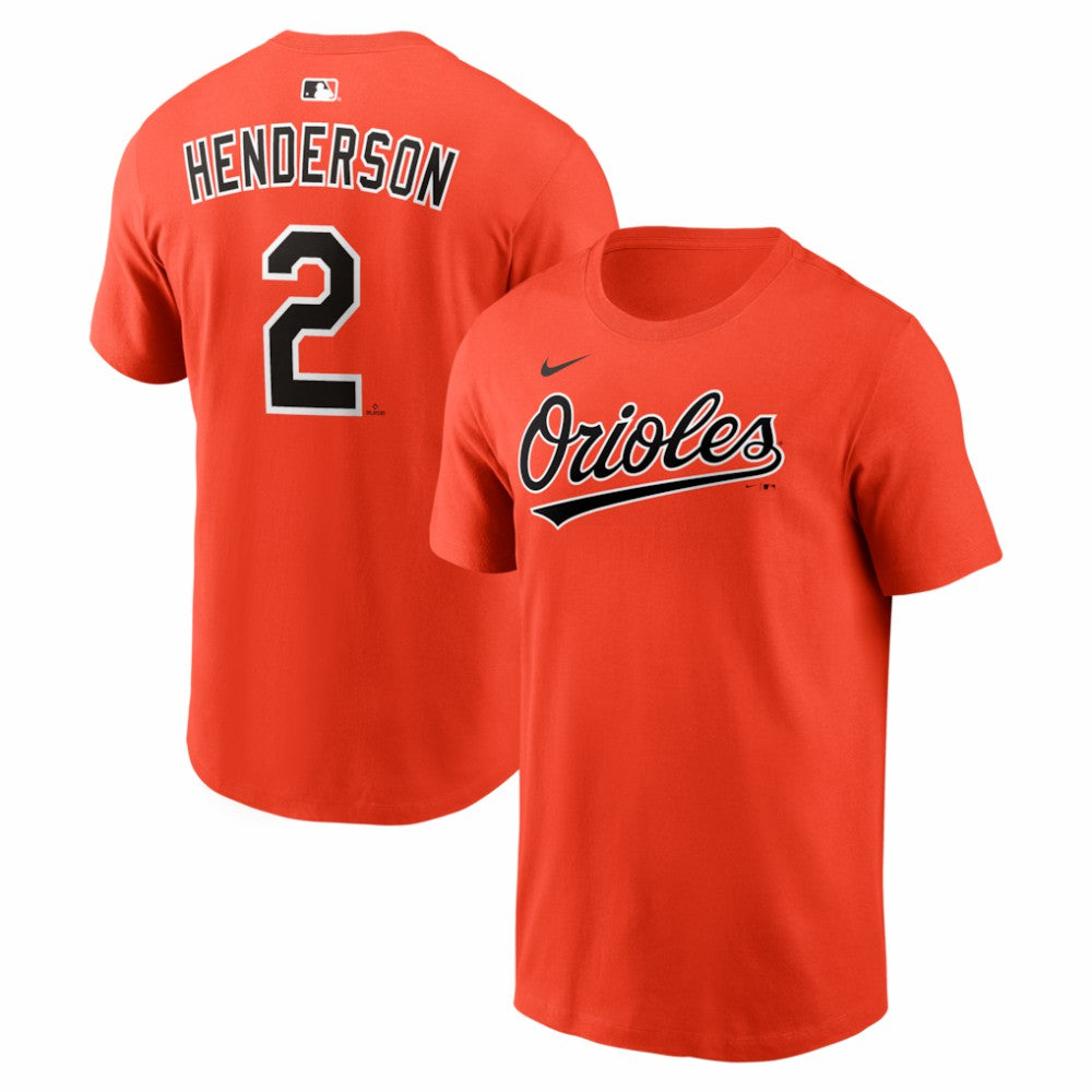 Gunnar Henderson Baltimore Orioles Name & Number T-Shirt - Orange | Nike