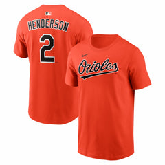 Gunnar Henderson Baltimore Orioles Name & Number T-Shirt - Orange | Nike