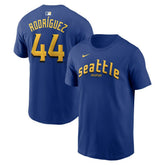 Julio Rodríguez Seattle Mariners City Connect Name & Number T-Shirt - Royal | Nike