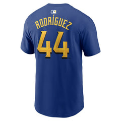 Julio Rodríguez Seattle Mariners City Connect Name & Number T-Shirt - Royal | Nike