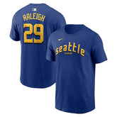 Cal Raleigh Seattle Mariners City Connect Name & Number T-Shirt - Royal | Nike