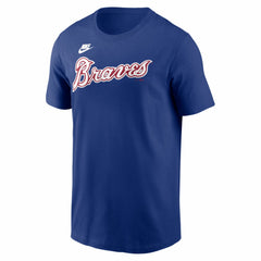 Hank Aaron Atlanta Braves Cooperstown Collection Name & Number T-Shirt - Royal | Nike