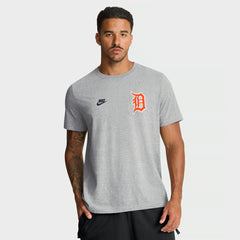 Detroit Tigers Cooperstown 2-Hit T-Shirt - Heather Gray | Nike