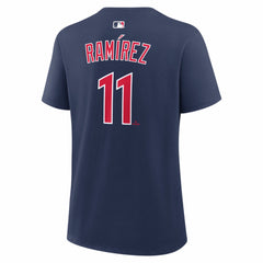 José Ramírez Cleveland Guardians Women's Name & Number T-Shirt - Navy | Nike