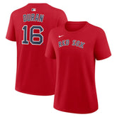 Jarren Duran Boston Red Sox Women's Name & Number T-Shirt - Red | Nike