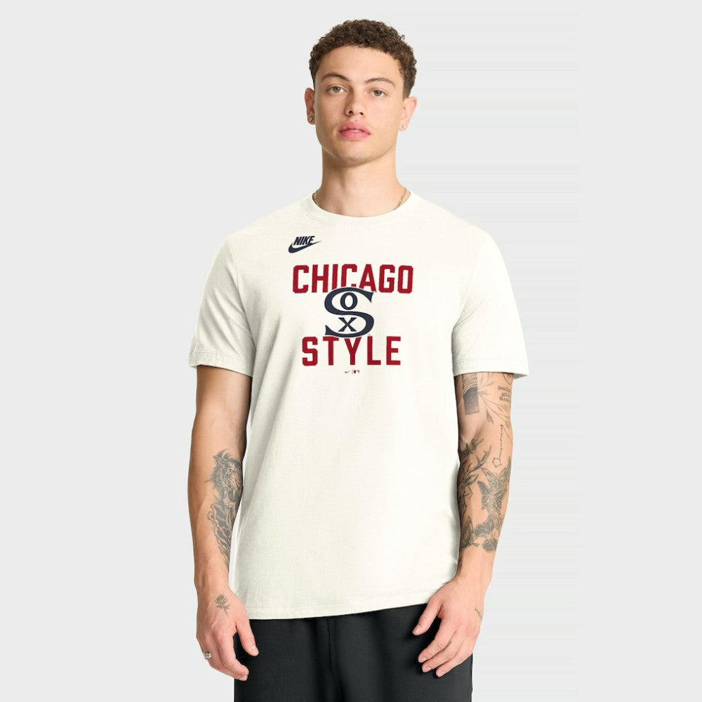 Chicago White Sox Cooperstown Collection ‘70s Inspired T-Shirt - Cream | Nike