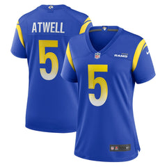 NFL Los Angeles Rams Tutu Atwell Women's Home Game Jersey