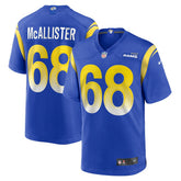 NFL Los Angeles Rams Mike McAllister Home Game Jersey