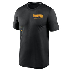 Pittsburgh Pirates Authentic Collection Early Work Tri-Blend Performance T-Shirt - Black | Nike