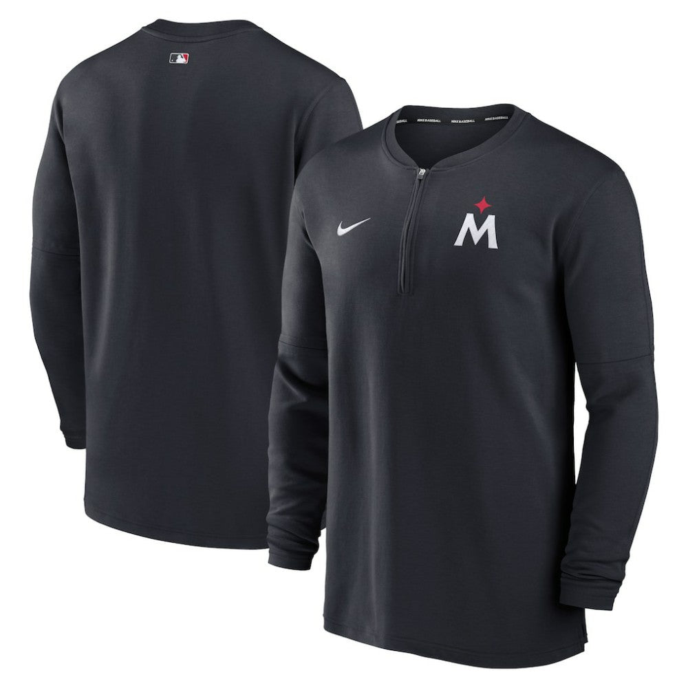 Minnesota Twins Authentic Collection Game Time Performance Quarter-Zip Top - Navy | Nike