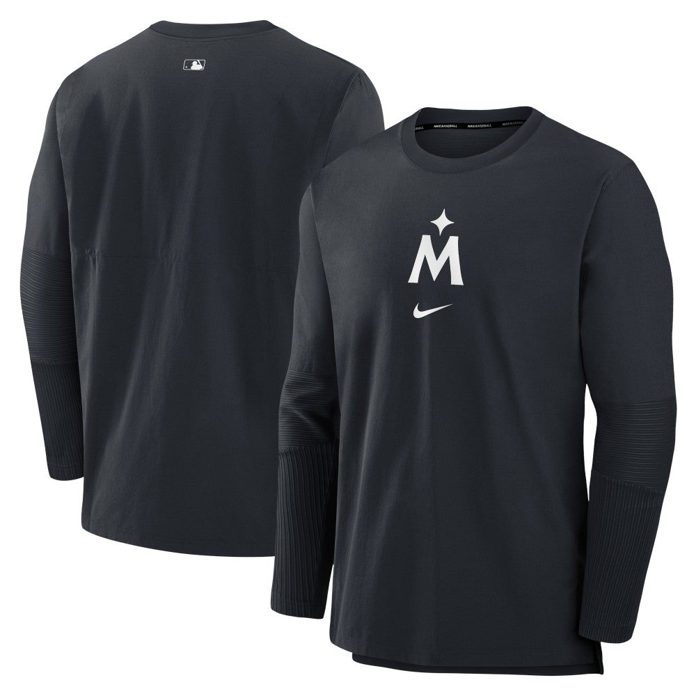 Minnesota Twins Authentic Collection Player Dri-FIT Lightweight Pullover - Navy | Nike
