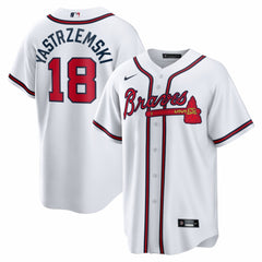 Mike Yastrzemski Atlanta Braves Replica Jersey - White | Nike