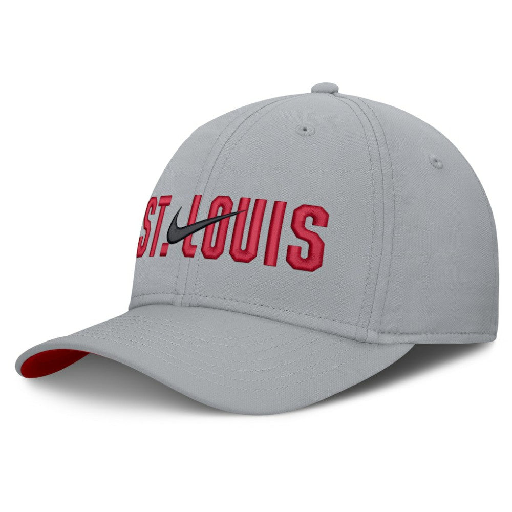 St. Louis Cardinals Primetime Rise Dri-FIT Flex Hat - Gray | Nike